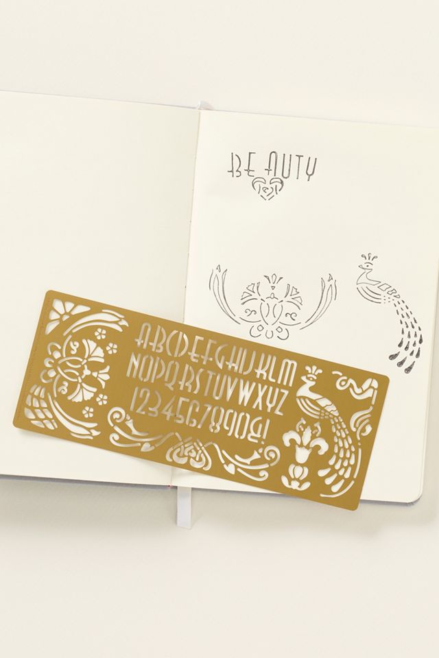 Design Brass Stencil #1