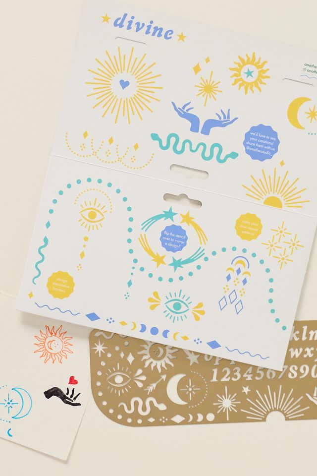 Design Brass Stencil #1