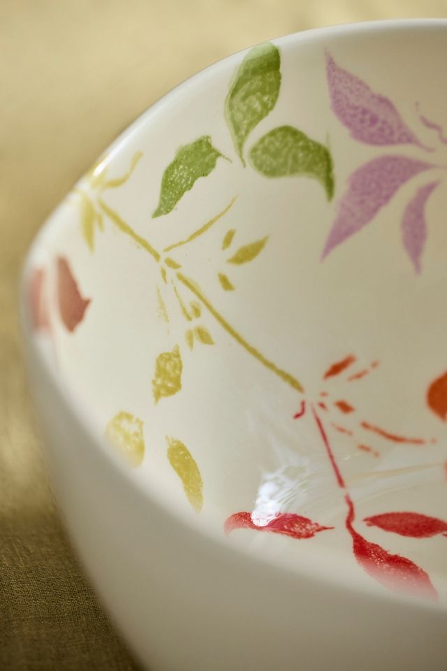 Ombre Vine Earthenware Serving Bowl #1
