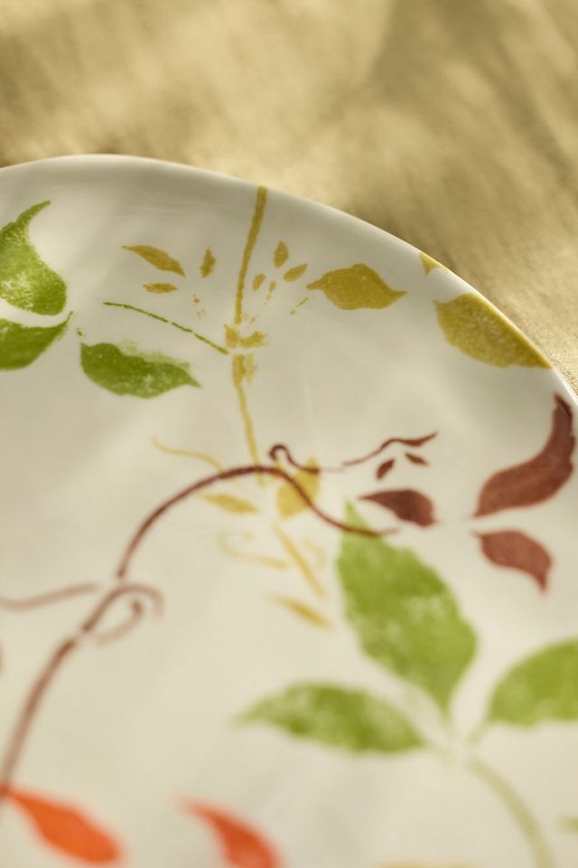 Ombre Vine Earthenware Serving Platter, Small #1