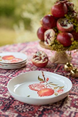 Pomegranate Stoneware Serving Bowl