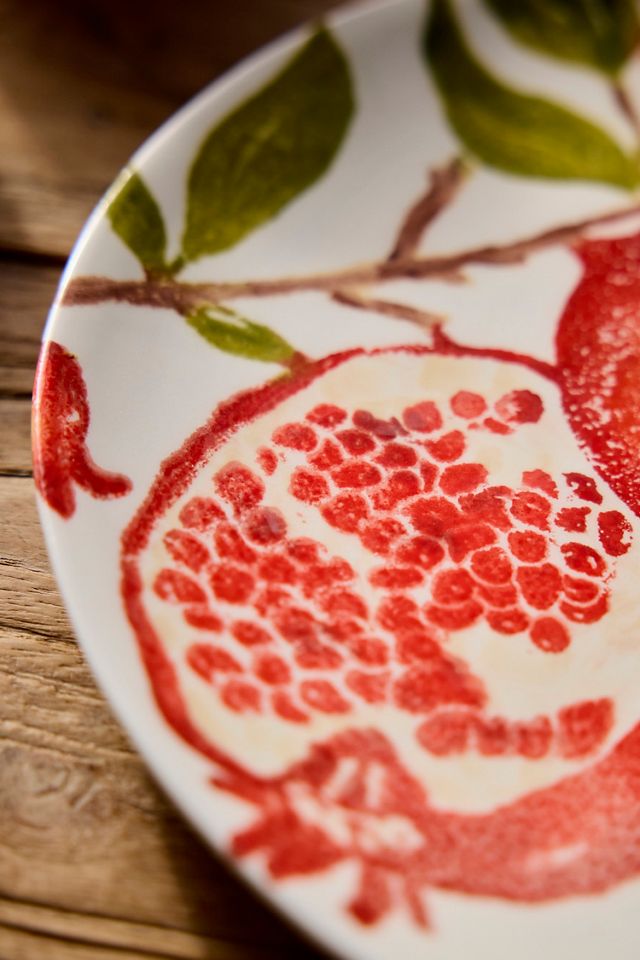 Pomegranate Stoneware Side Plate #1