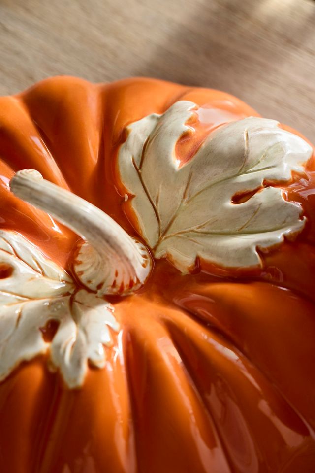 Pumpkin Ceramic Tureen #1