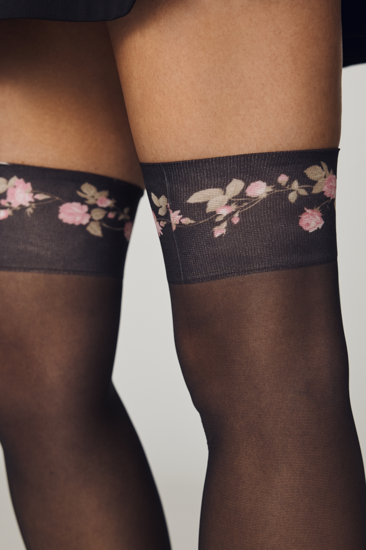 For Love & Lemons Vine Thigh-High Socks
