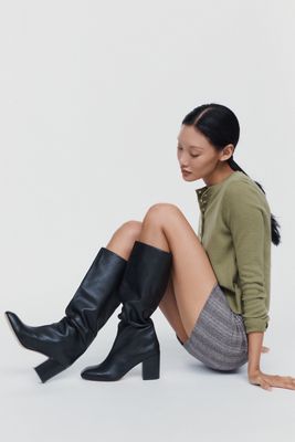 Maeve Square-Toe Tall Boots