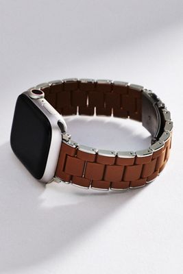 Posh Tech Orla Silicone & Stainless Steel Apple Watch Band