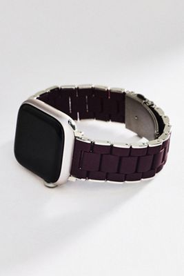 Posh Tech Orla Silicone & Stainless Steel Apple Watch Band