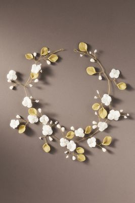 Twigs & Honey Wispy Peony Bridal Hair Vine 