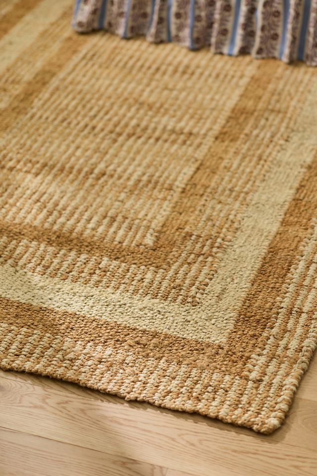 Tyler Flatwoven Jute Border Rug #1