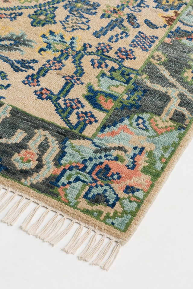 Jasper Wool Hand-Knotted Persian-Inspired Rug #1