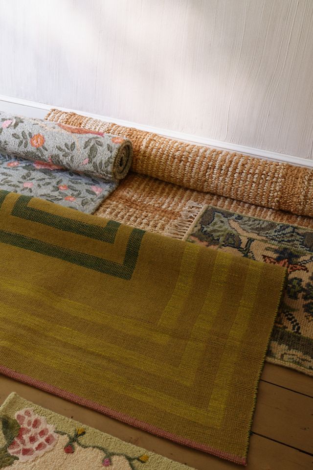 Pippa Flatwoven Jute Border Rug #4