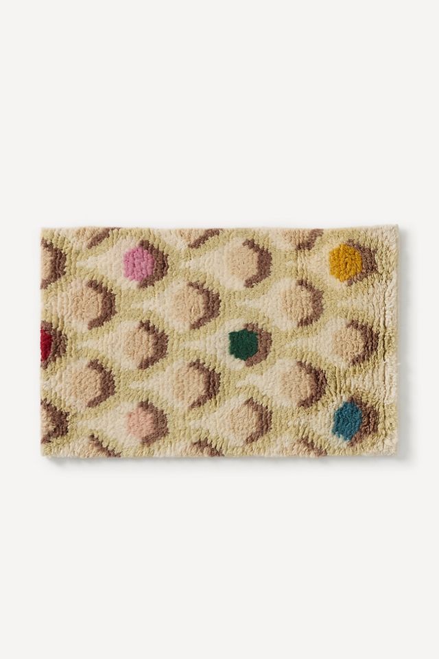 Amity Geometric Wool Shaggy Rug #2