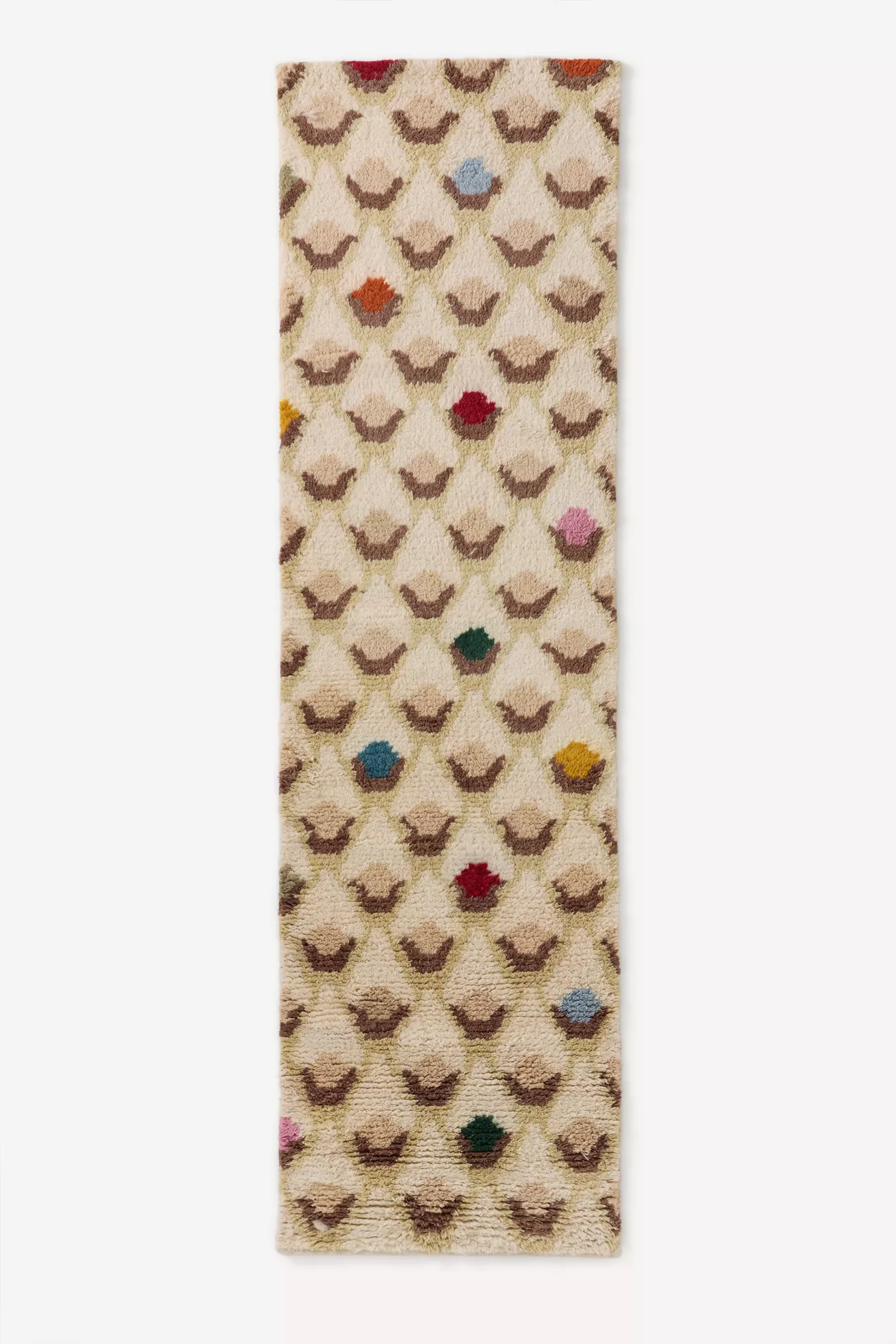 Amity Geometric Wool Shag Rug - thumbnail 5