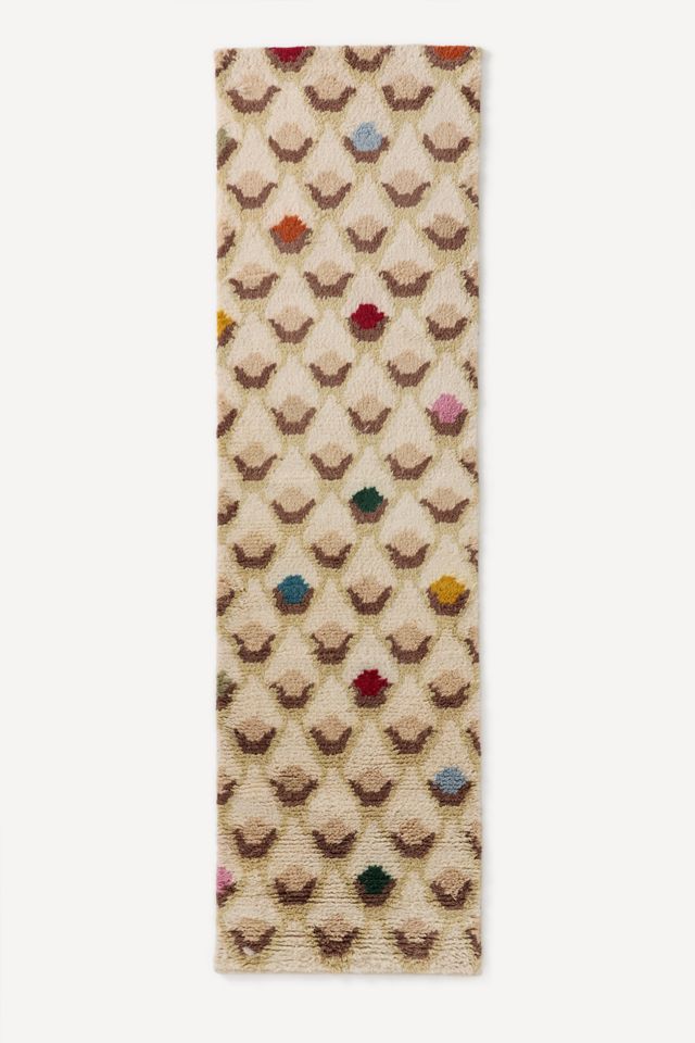 Amity Geometric Wool Shaggy Rug #3