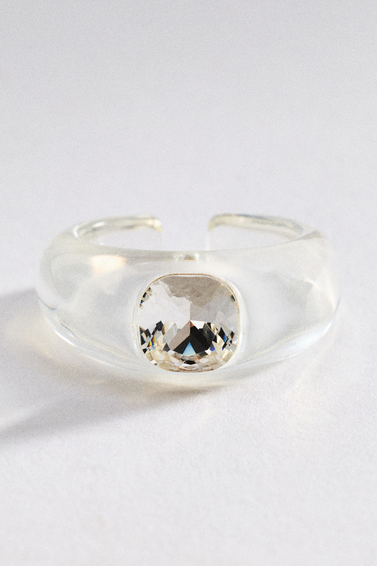 Gemstone Resin Cocktail Ring
