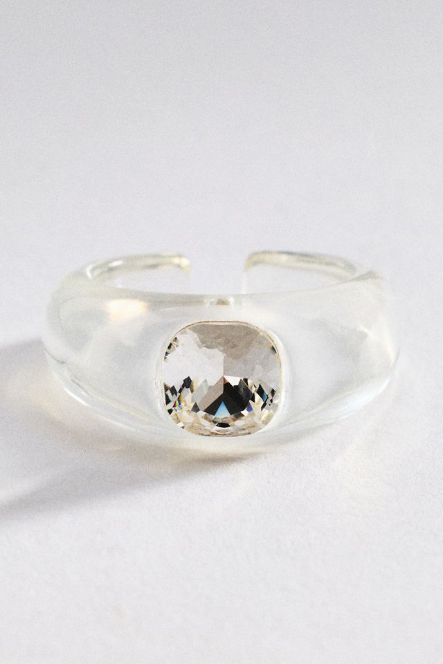 Gemstone Resin Cocktail Ring #2