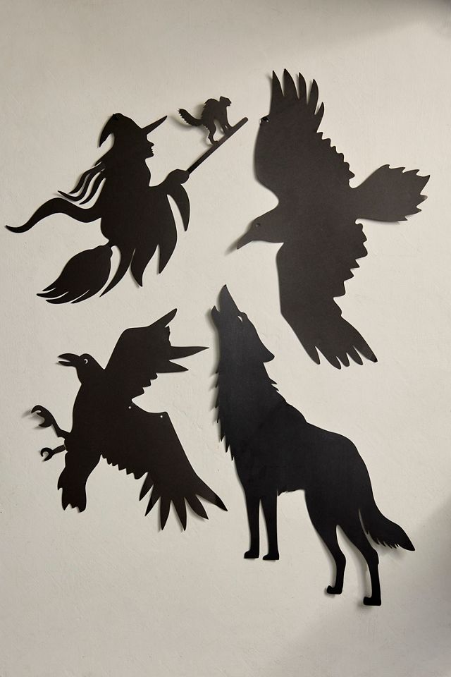 Halloween Paper Window Hangings, Set of 4 #1