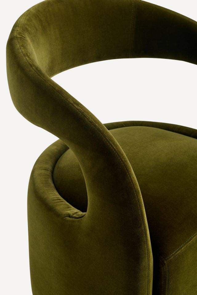 Velvet Hagen Desk Chair #4