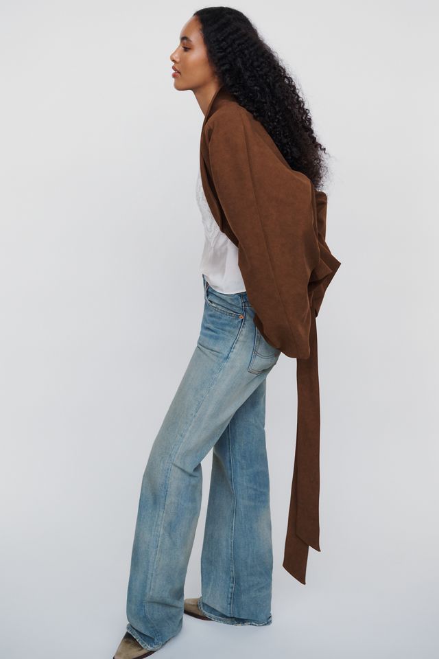 Siempre Faux-Suede Dolman Jacket #2