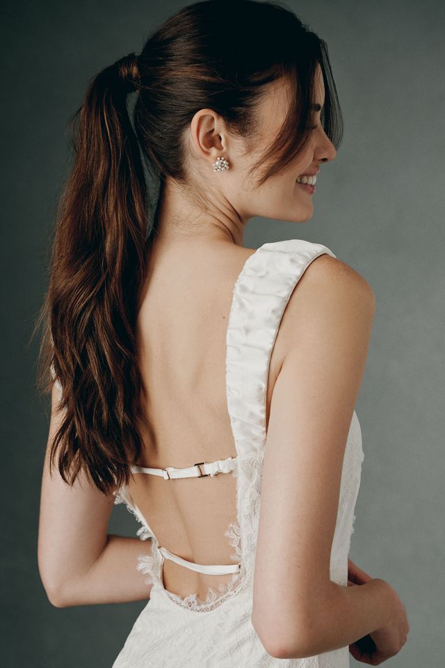 BHLDN Lace Trim Midi Dress #3