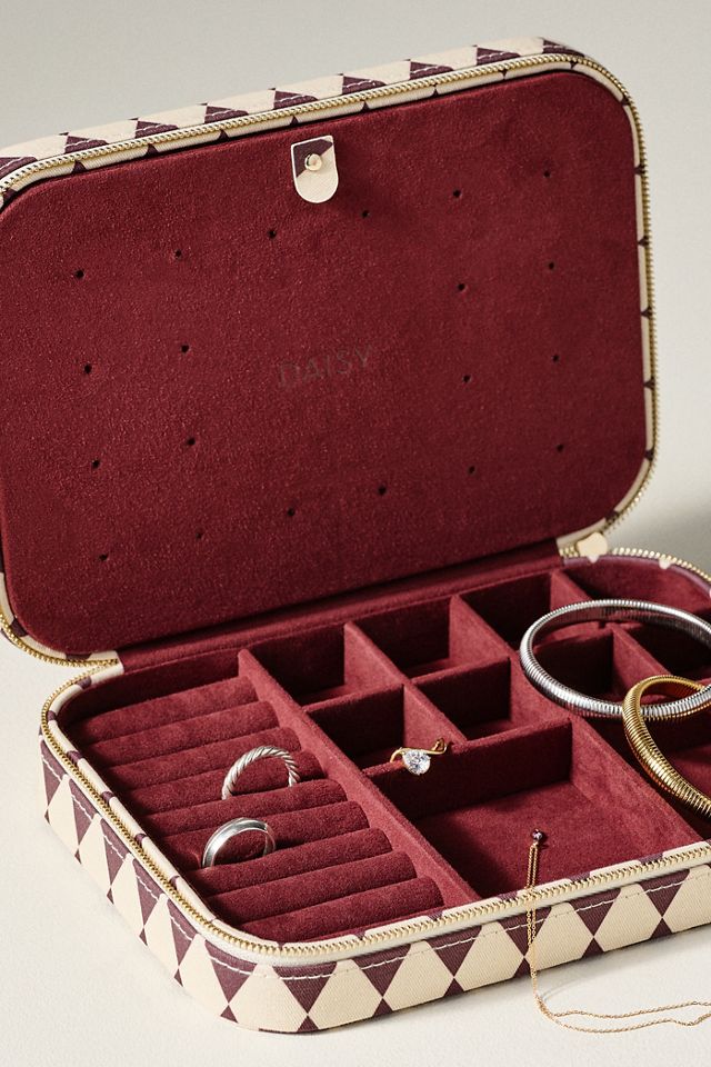 Daisy London Patterned Travel Jewelry Case #1