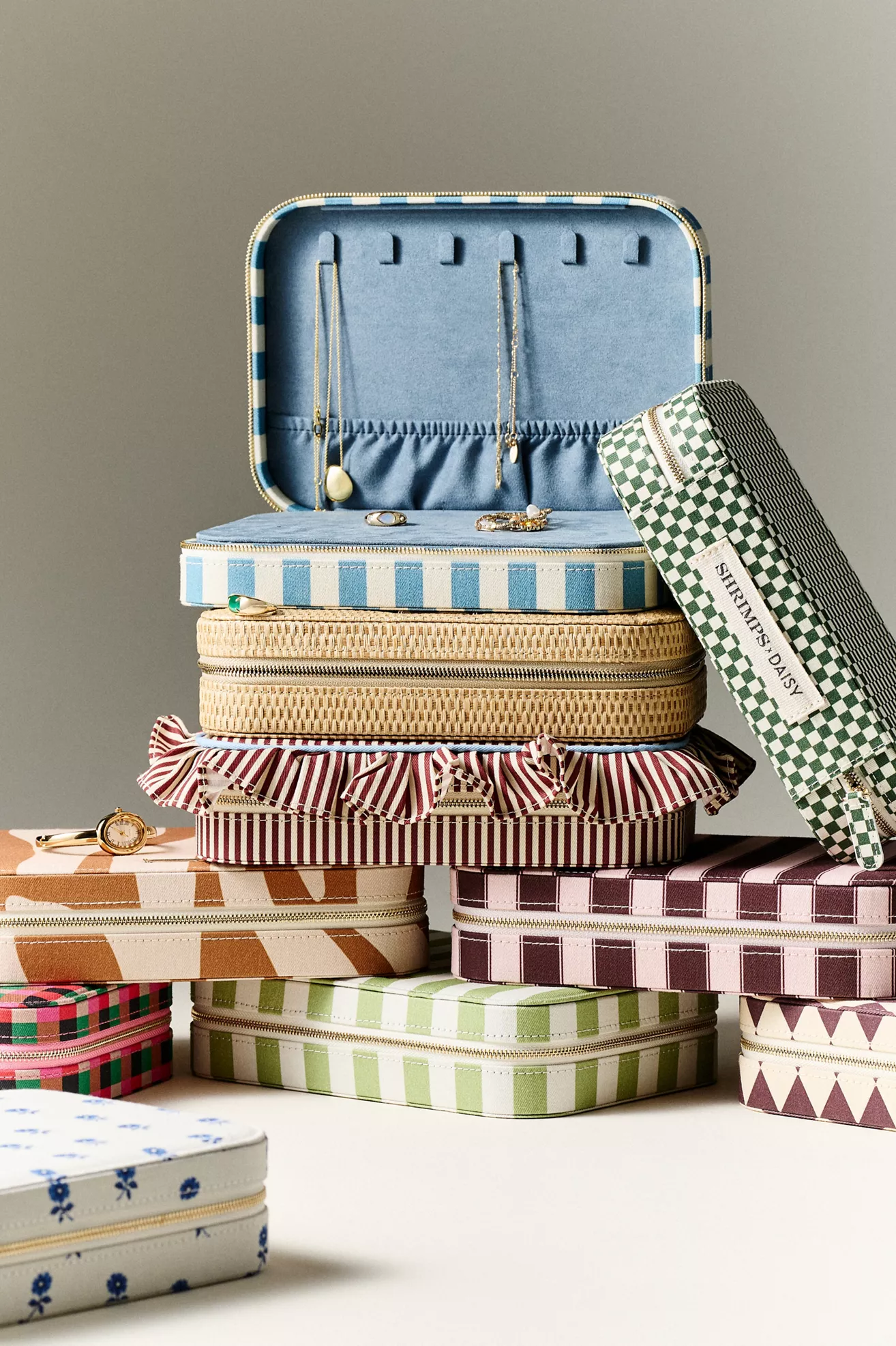Daisy London Patterned Travel Jewelry Case - thumbnail 8