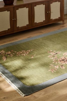 Bethany Hand-Knotted Wool Floral Rug
