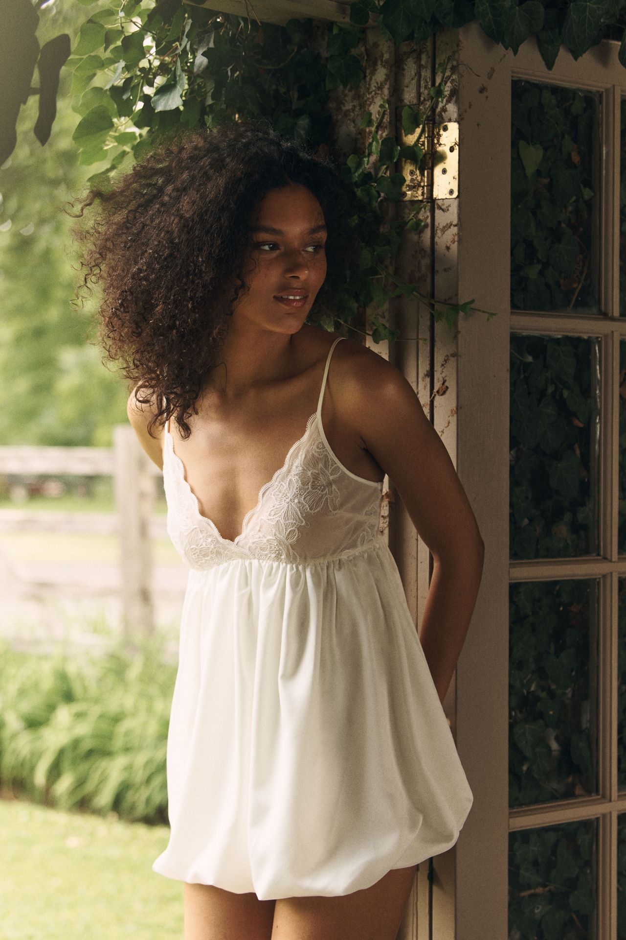 Rya Collection Orielle Babydoll Chemise and Thong Set