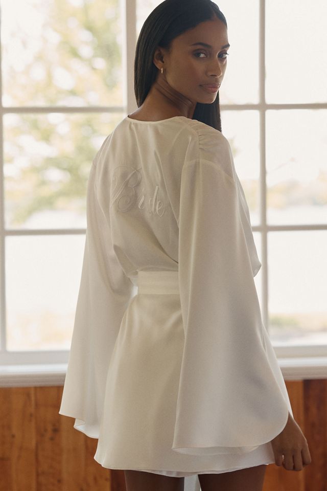 Rya Collection Embroidered Bride Robe #1