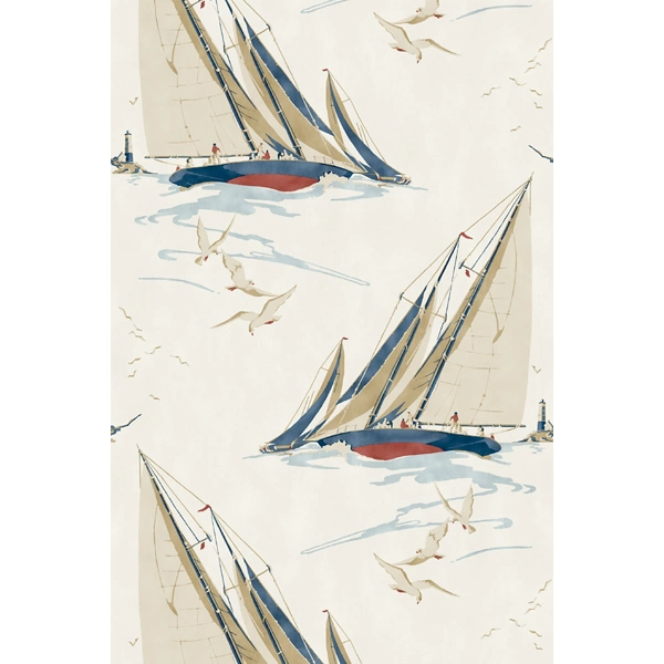 Round the Island Sailboat Wallpaper