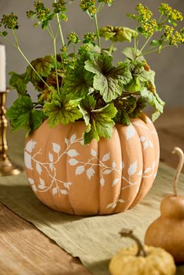 Autumn Pumpkin Terracotta Planter