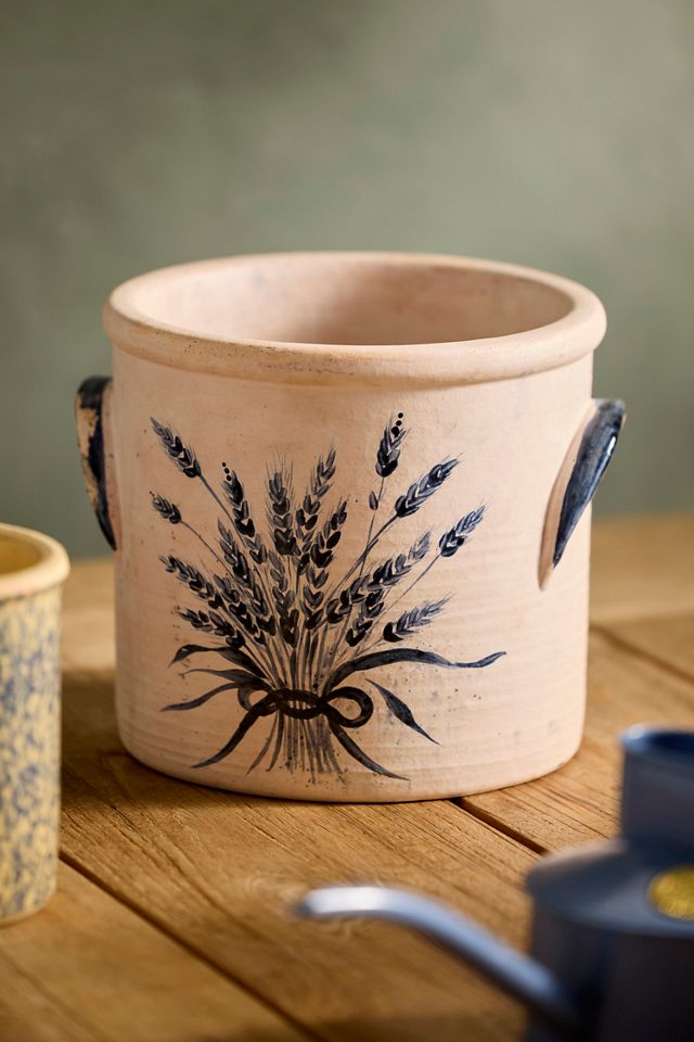 Wheat Sheaf Terracotta Planter #2