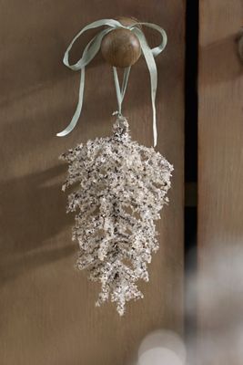 Terrain Glittery Wire Pinecone Ornament