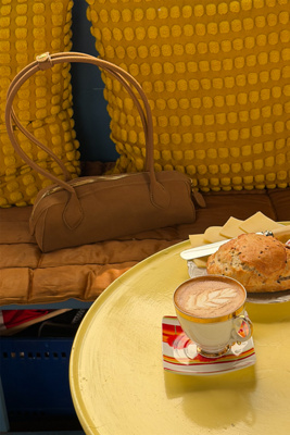 By Anthropologie Pebbled Faux-Leather East-West Bag