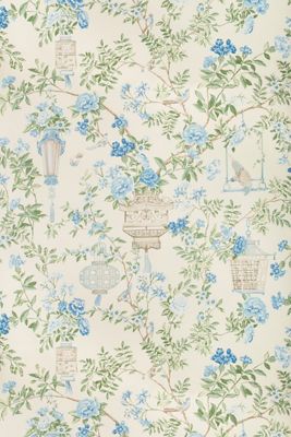 Jardin Fleur Floral Wallpaper
