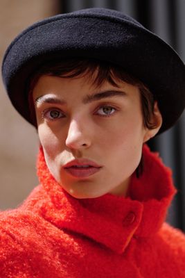 Wyeth 100% Wool Structured Pillbox Hat