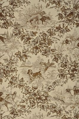 On Point Dog Toile Wallpaper