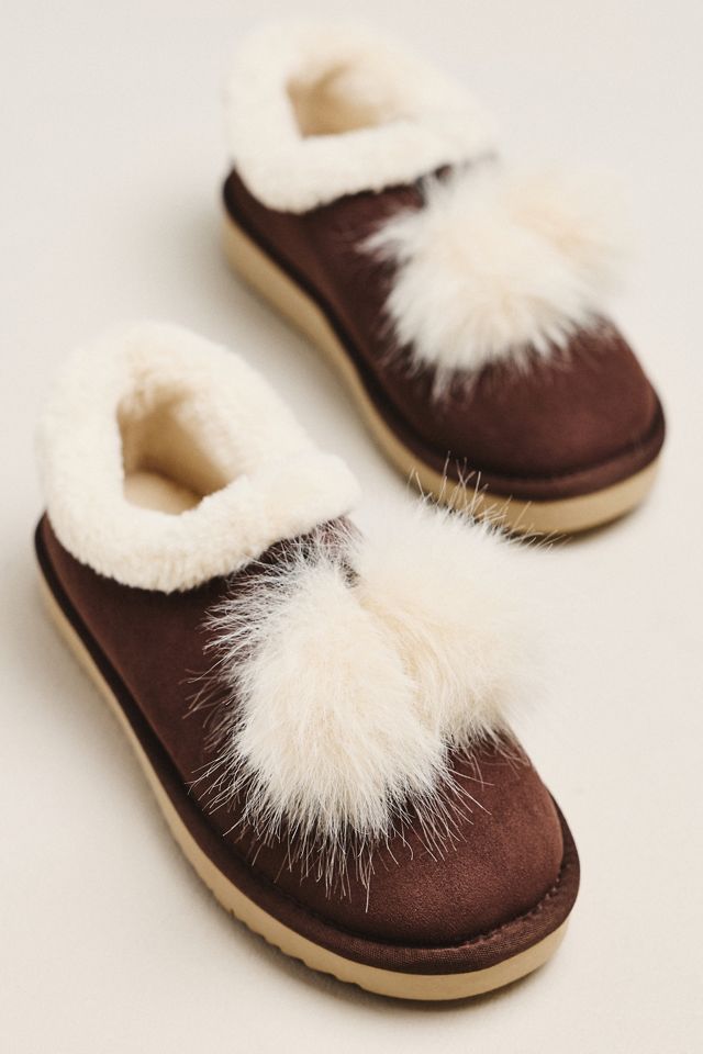 Matisse Yetti Faux Fur Pom Pom Slippers #1