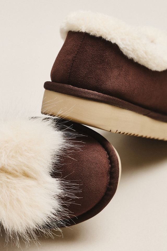 Matisse Yetti Faux Fur Pom Pom Slippers #2