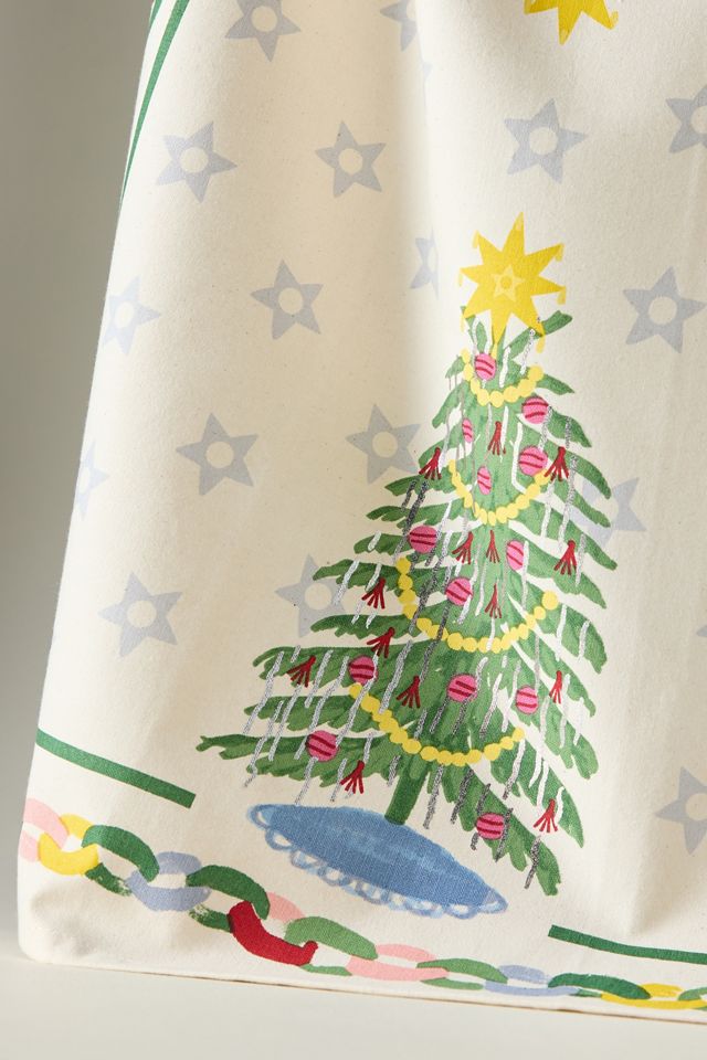 Needlepoint Christmas Tree Dish Towel #2