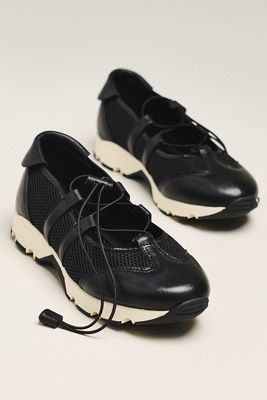 All Black Ghillie Mesh Sneakers