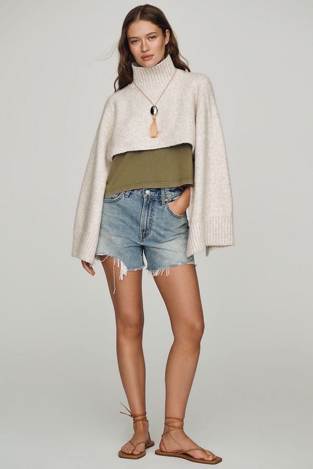 Poncho Shrug Corto a Collo Alto By Anthropologie #2