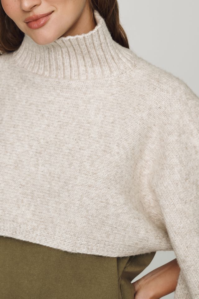 Poncho Shrug Corto a Collo Alto By Anthropologie #3
