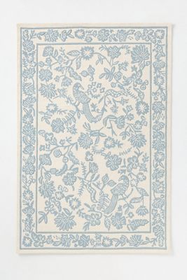 Rifle Paper Co. x Loloi Arboretum Aviary Floral Wool Rug