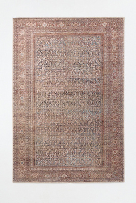 Amber Lewis X Loloi Flatwoven Persian-inspired Rug In Brown