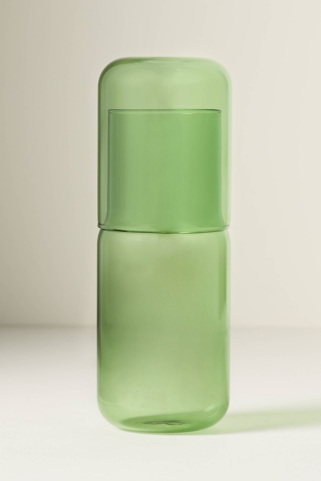 Gry Mattr Tinted Glass Carafe Set - Ivy, One Size