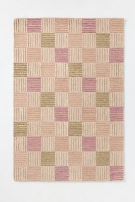Brigette Romanek x Loloi Madi Tufted Wool Grid Rug