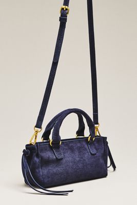anthropologie blue leather backpack Lungarno Take our Sloan Mini Backpack anywhere for a fun and functional look. Blue Bags, Purses & Handbags