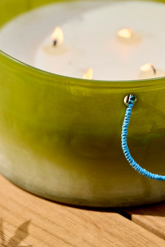 Ombre Glass Citronella Candle #1