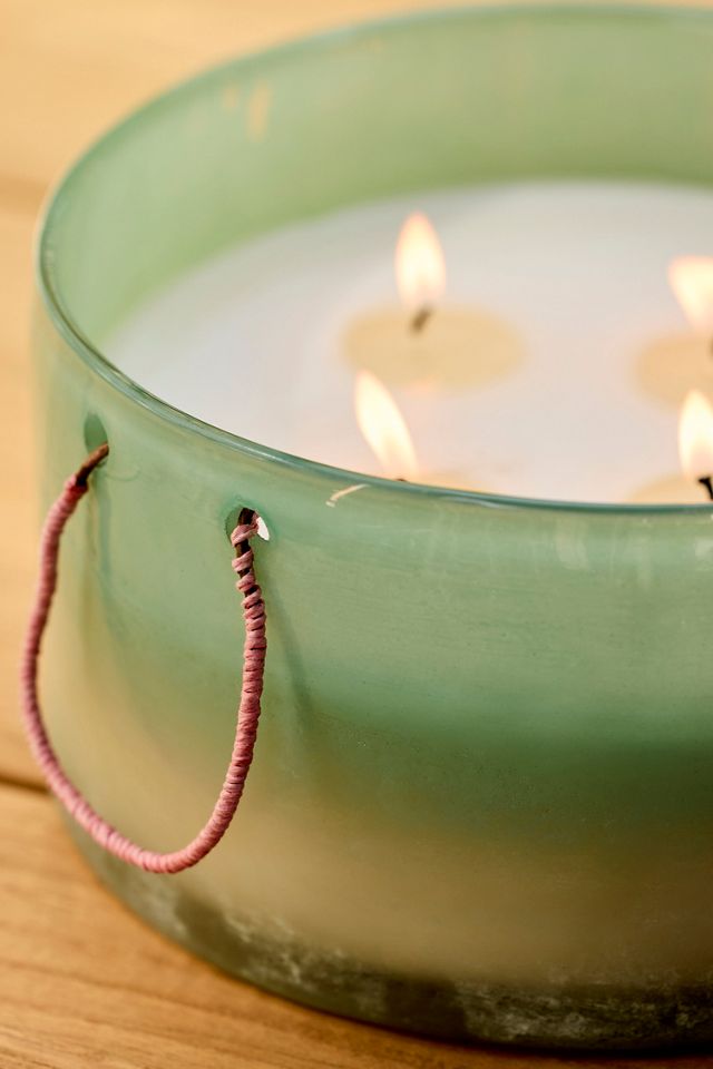 Ombre Glass Citronella Candle #1